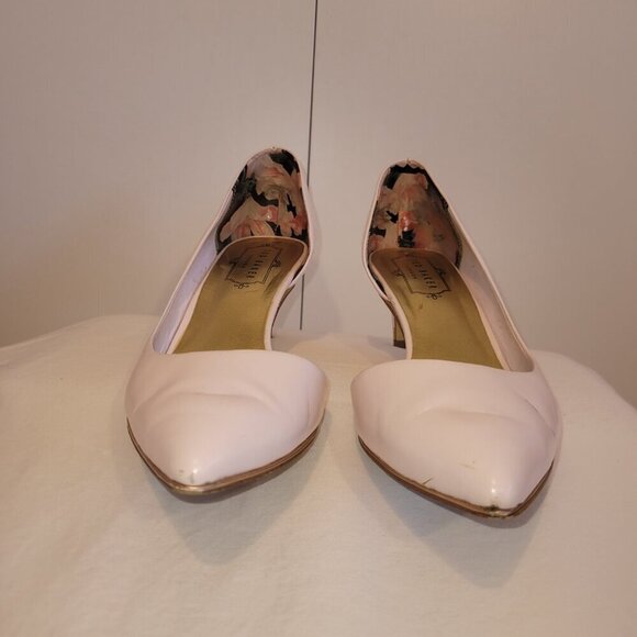 Ted Baker Zenadia Patent Leather Kitten Heels in Pastel Pink Size 6.5 - Picture 3 of 12